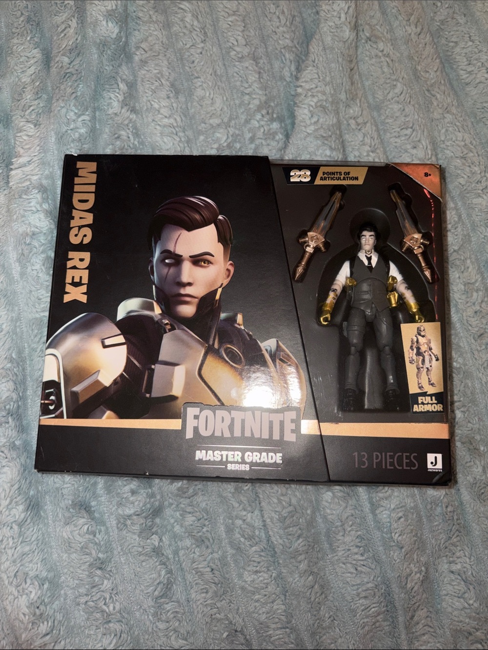 Fortnite Midas Rex Kids Action Figure - Gold and Black